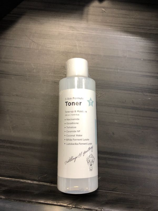 Photo 2 of  5 Skin Formula Toner T, Tone Up, Moisture, Korean Skincare (250ml 8.45 fl oz) - FACTORY SEALED