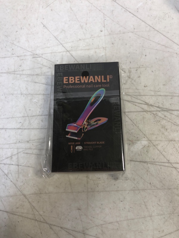 Photo 2 of EBEWANLI Straight Toenail Clippers, 17mm Extra Wide Toenail Clippers for Thick Nails or Ingrown Toenails, Heavy Duty Large Straight Nail Clipper, Thick Toenail Clippers for Seniors, Women, Men, Adult