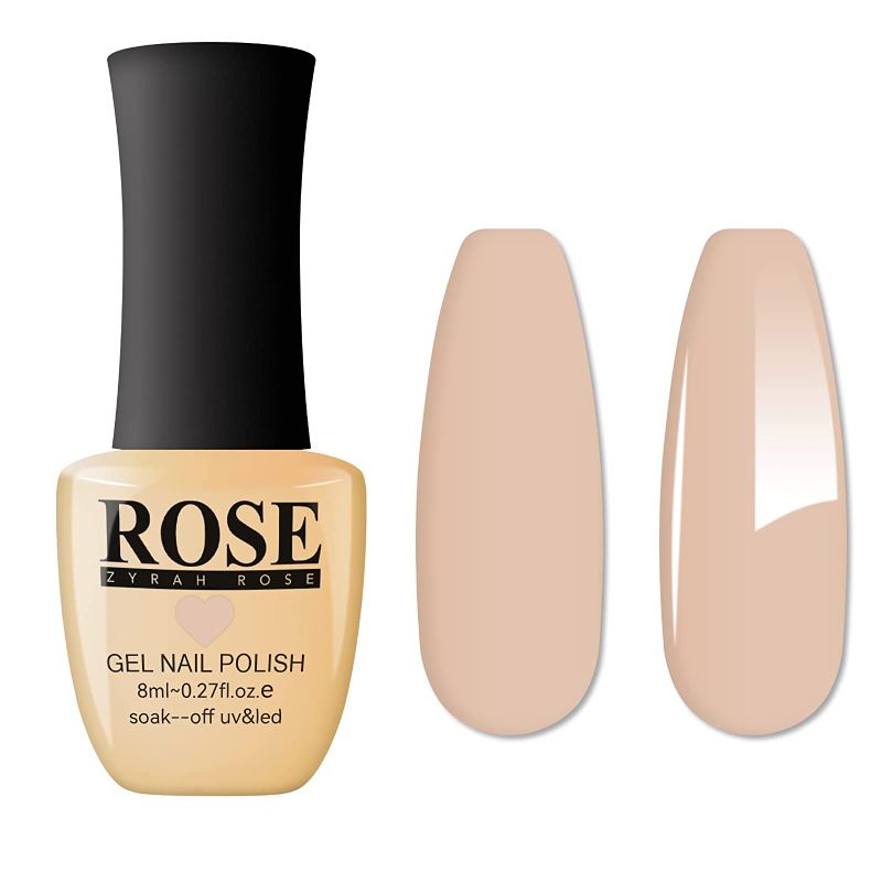 Photo 1 of Gel Nail Polish Manicure-Color Neutral-Nude - Rose Zyrah Rose Gel Polish Christmas Holiday Soak Off Nail Gel Suitable Starter Gift for Women Long Lasting DIY Art Professional Salon at Home ** 2 ** EXP 03 09 2024
