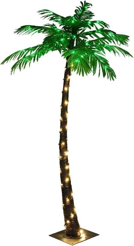 Photo 1 of 6 FEET 96 LED  LIGHTED PALM TREE
