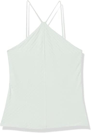 Photo 1 of Daily Ritual Women's Wide Rib Cropped T-Strap Cami Top M 