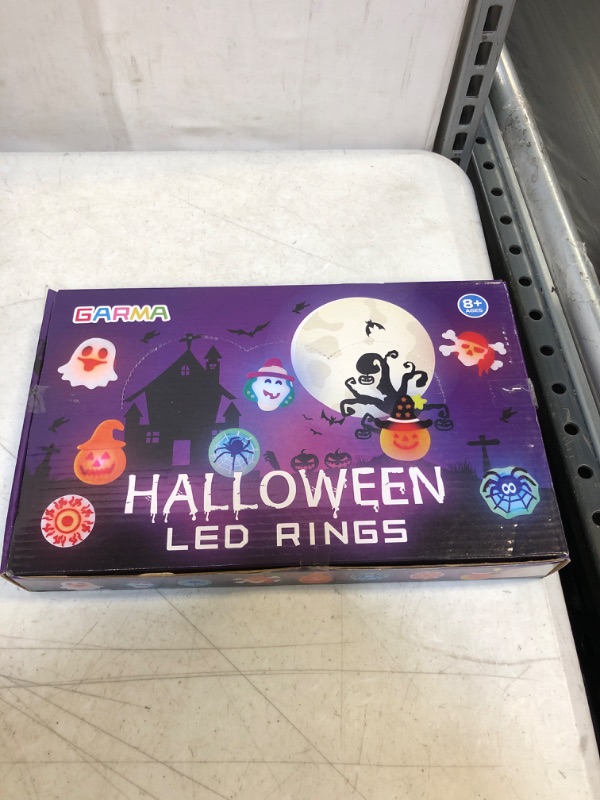 Photo 2 of Garma 110Pcs Halloween Party Favors Bulk Include 50Pcs Halloween LED Light Up Rings+60Pcs Light Up Tattoo Stickers For Boys Girls Halloween Gift Party Decoration, Halloween Party Supplies
FACTORY SEALED