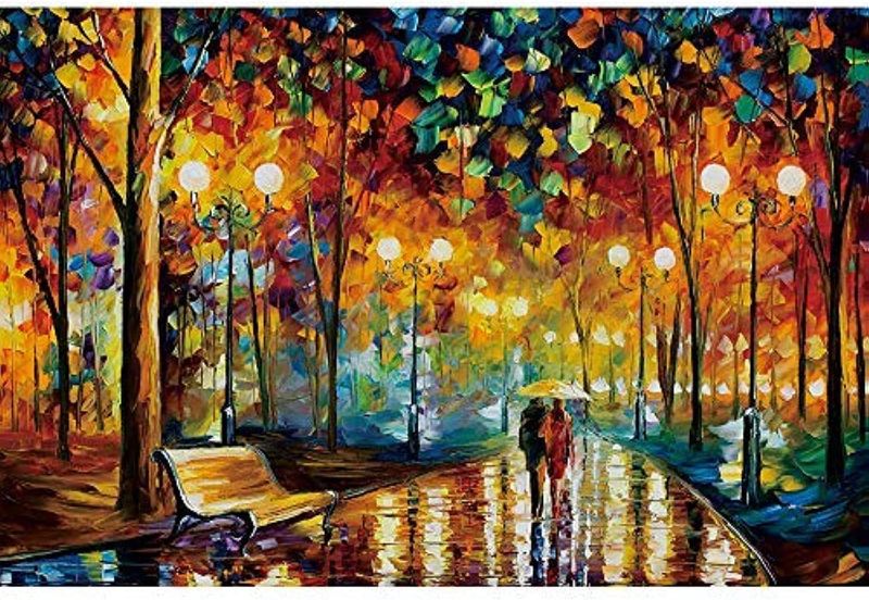 Photo 1 of 1000 PIECE SIDE WALL RAIN JIGSAW PUZZLE