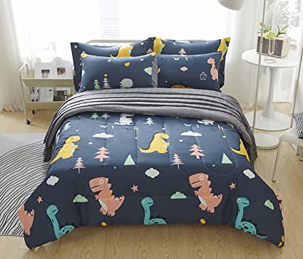 Photo 1 of , Cute Dinosaur King Size Comforter Set 
