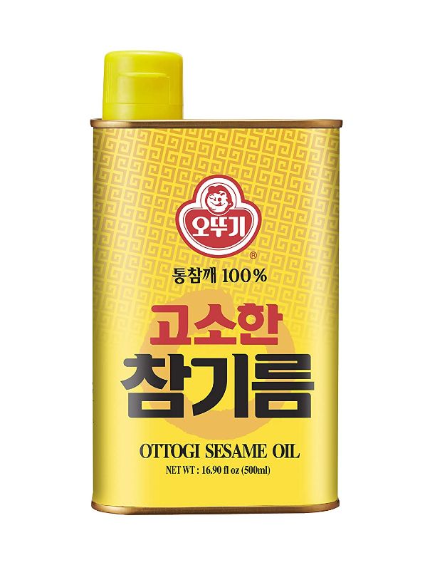 Photo 1 of  Premium Roasted Sesame Oil, 100% Pure sesame oil, Traditional Korean Style oil (16.90 fl oz. 500ml)
