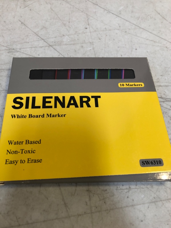 Photo 2 of Magnetic Dry Erase Markers Fine Tip, Small Whiteboard Markers for Kids, Fine Point, Low-Ordor, Dry Erase White Board Pens with Eraser, 10 Pack