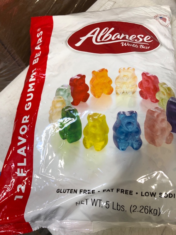 Photo 2 of Albanese World's Best Gummi, 12 Flavor Bears, 5 Pound BB 4/2024