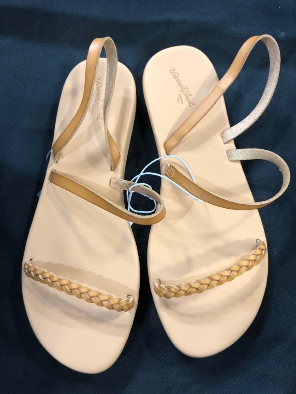 Photo 1 of Women's Nadine Skinny Strap Sandals - A New Day Yellow 11
