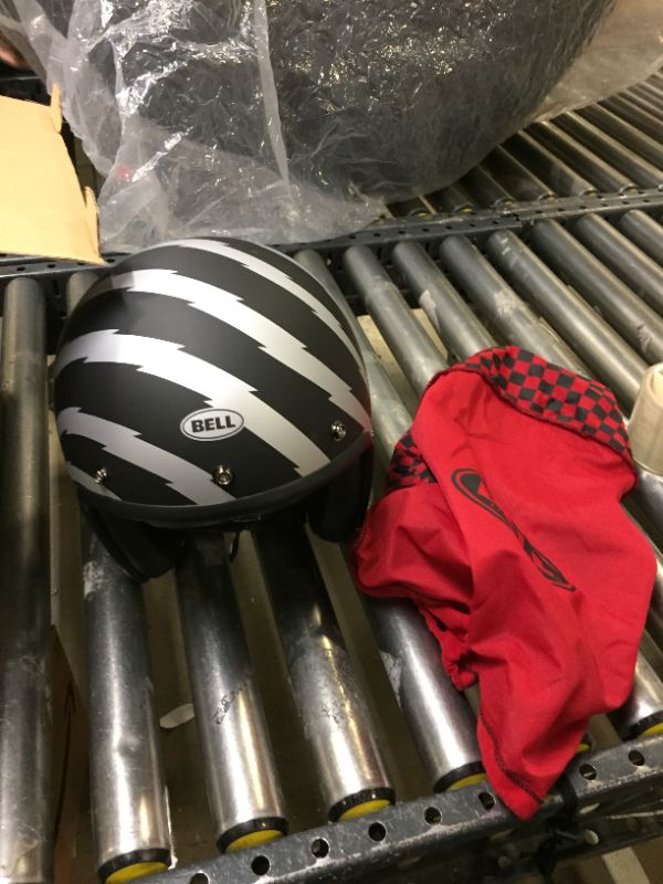 Photo 2 of BELL Custom 500 SE Helmet (Vertigo Matte Black/Silver - Small) Small Vertigo Matte Black/Silver