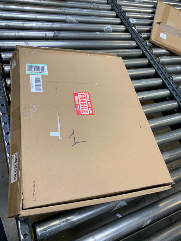 Photo 1 of MaxLit 21'' x 16'' Open Business Sign with Programmable Scrolling Message Display (Red, 21'' x 16'') --- Box Packaging Damaged, Moderate Use, Scratches and Scuffs on Plastic, Welcome LED Part of Sign Does Not Turn on
