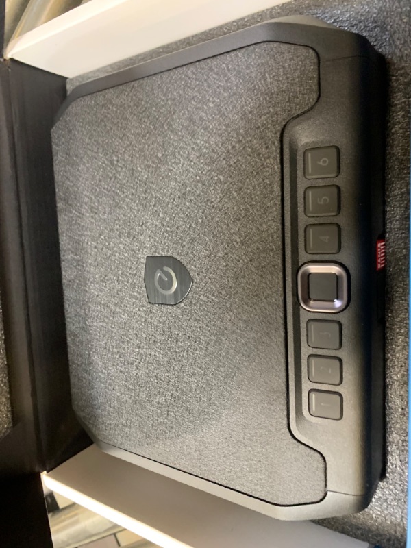 Photo 5 of eufy Security Smart Safe Wi-Fi S12, Biometric Gun Safe for Pistols, Instant Alerts, CA DOJ Certification for Handgun Storage and Safety, 1-Button Emergency Call, Fingerprint and App Access --- Box Packaging Damaged, Item is New

