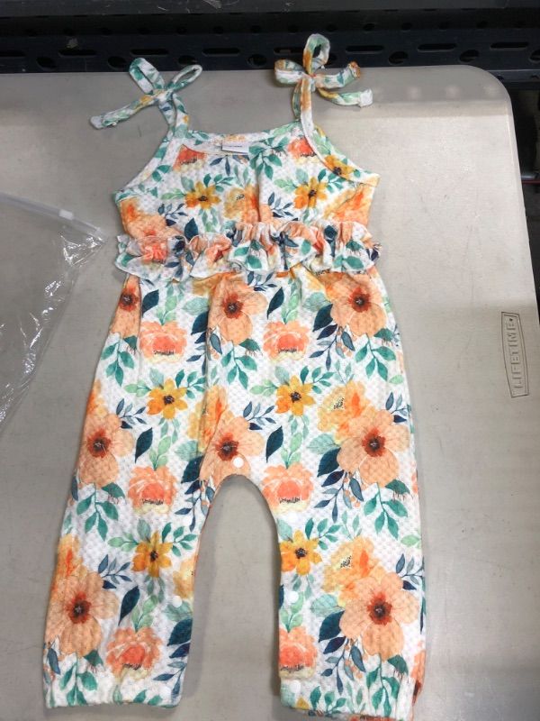 Photo 1 of 3/6-m--PAKGLEJG Baby Girl Clothes I pomper Floral Pants Set 