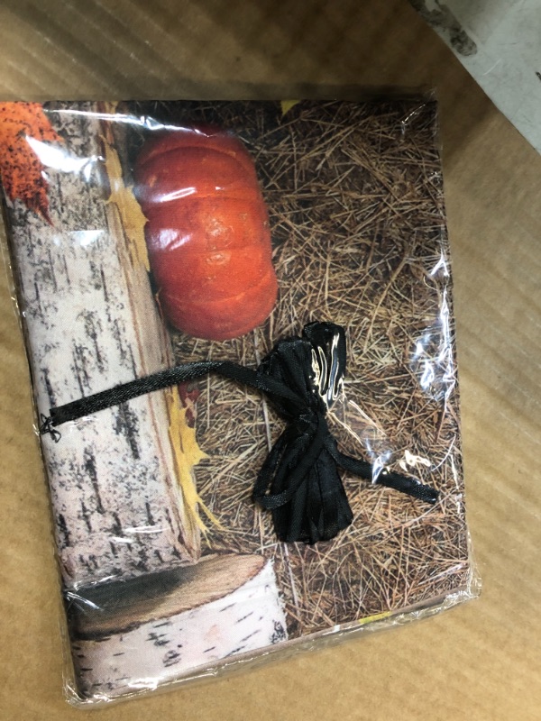 Photo 1 of Thanksgiving Fall Photography Backdrop, 71x43 inch Autumn Harvest Barn Friendsgiving Background