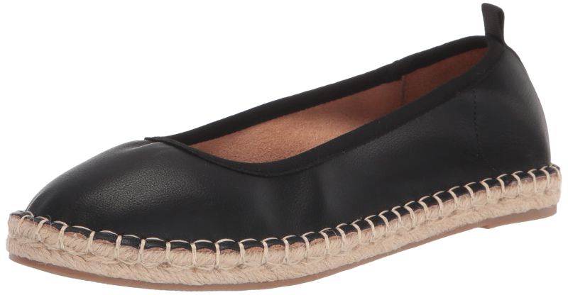 Photo 1 of Amazon Essentials Women's Espadrille Ballet Flat 12 Black