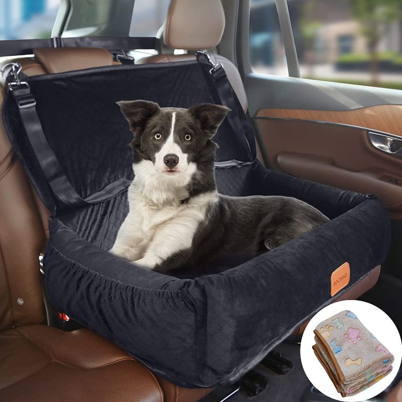 Photo 1 of BOCHAO Dog Car Seat for Large/Medium Sized Dogs,Dog Car Back Seats Travel Bed Dog Seat,Comfortable and Safe;Multipurpose Design-Dog Bed Dog Sofa Cushion.
