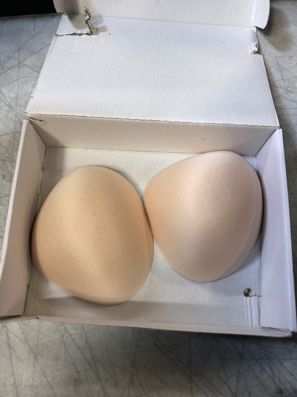 Photo 3 of Breast Form Triangle&Spiral Post Mastectomy Prosthesis Bra Pads Breast Light-weight Boobs SIZE XL
