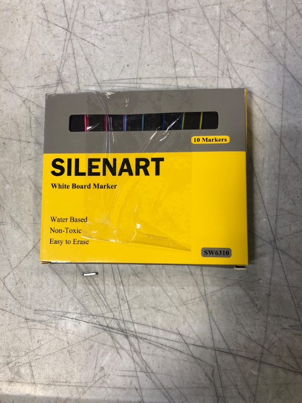 Photo 2 of Magnetic Dry Erase Markers Fine Tip, Small Whiteboard Markers for Kids, Fine Point, Low-Ordor, Dry Erase White Board Pens with Eraser, 10 Pack