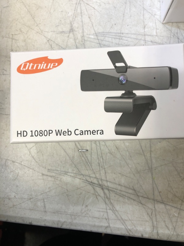 Photo 2 of Qtniue Webcam with Microphone and Privacy Cover, FHD Webcam 1080p, Desktop or Laptop and Smart TV USB Camera for Video Calling, Stereo Streaming and Online Classes 30FPS