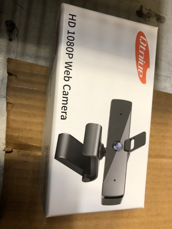 Photo 2 of Qtniue Webcam with Microphone and Privacy Cover, FHD Webcam 1080p, Desktop or Laptop and Smart TV USB Camera for Video Calling, Stereo Streaming and Online Classes 30FPS