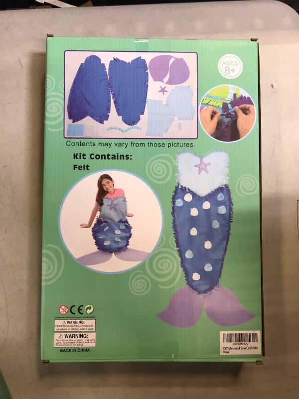 Photo 2 of Crafts for Girls Ages 8-12, Fun Activity Sewing Kit for Kids Ages 8-12, Kids Sewing Kit, Felt Sewing Kit for Kids Includes 5 Projects Arts and Crafts for Kids Ages 8-12, Learn to Sew Kit for Girls unicorn-------factory sealed