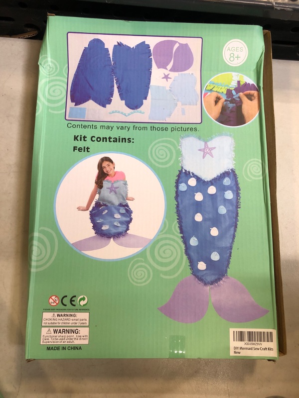 Photo 2 of Crafts for Girls Ages 8-12, Fun Activity Sewing Kit for Kids Ages 8-12, Kids Sewing Kit, Felt Sewing Kit for Kids Includes 5 Projects Arts and Crafts for Kids Ages 8-12, Learn to Sew Kit for Girls unicorn----factory sealed