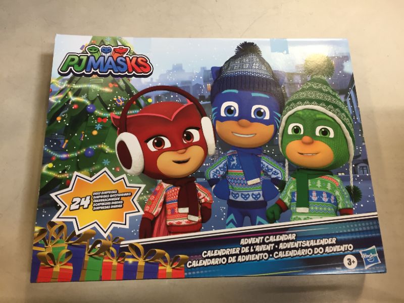 Photo 2 of Kids Advent Calendar, 24 Daily Surprise Toys Including PJ Masks Action Figures, Accessories, and Stickers, Countdown Calendar, Ages 3 and Up