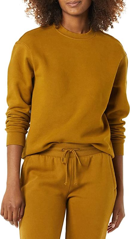 Photo 1 of Goodthreads Women's Heritage Fleece Beefy Crewneck Sweatshirt - LARGE -