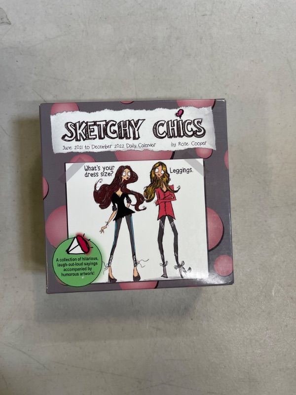 Photo 2 of Turner Licensing Sketchy Chics 19-Month Box Calendar