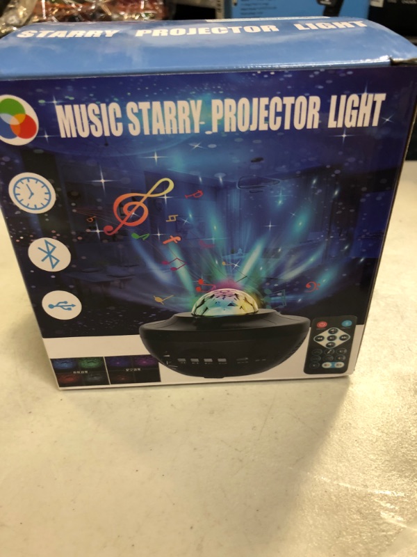 Photo 2 of Star Projector Galaxy Night Light Projector, With Remote Control&Music Speaker, Voice Control&Timer, Starry Light Projector For Baby Kids Adults Bedroom/Decoration/Birthday/Party