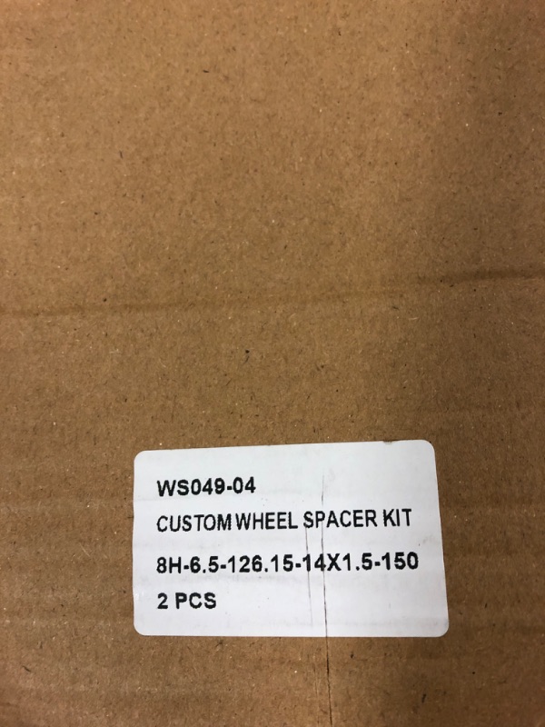 Photo 4 of DCVAMOUS 4PC 8x6.5 Wheel Spacers 1.5 Inch 14x1.5 Studs Compatible with Chevy GMC 8 Lug 8x165.1 for 1999-2010 Sierra Silverado 2500 3500 | 1997-2022 Express Savana 2500 3500 | 2014-2022 R-A-M 2500 3500 1.5 Inch-4 PCS