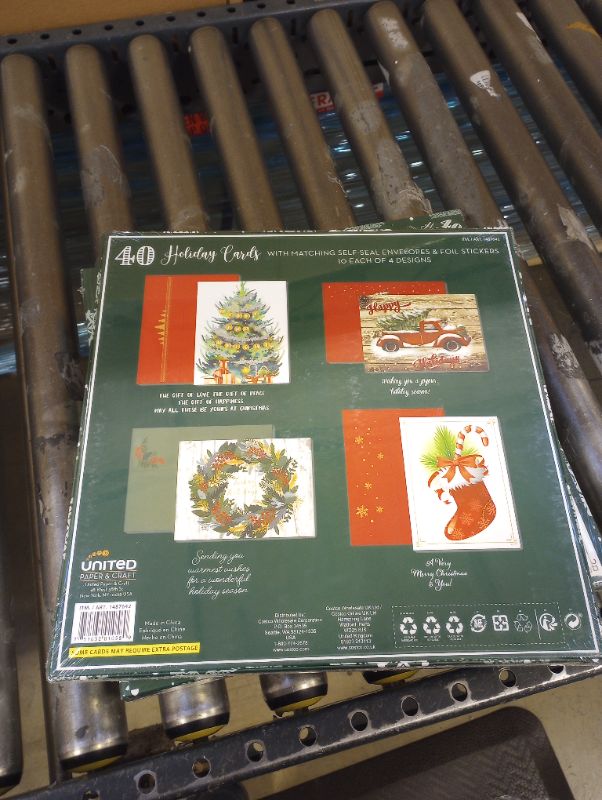 Photo 4 of Holiday cards 40ct --- item is new, sealed