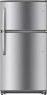 Photo 1 of 21 CU. FT. TOP MOUNT REFRIGERATOR W/ FACTORY INSTALLED ICE MAKER & SNACK BIN - FINGERPRINT RESISTANT STAINLESS STEEL
