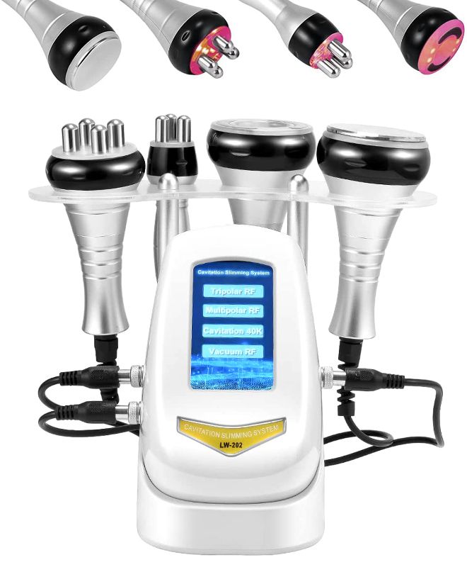 Photo 1 of 4 in 1 Cavitation Machine, Body Sculpting Machine Multifunction Beauty Machine Home Use Spa Skin Care for Face, Arm, Waist, Belly, Leg, Hip
