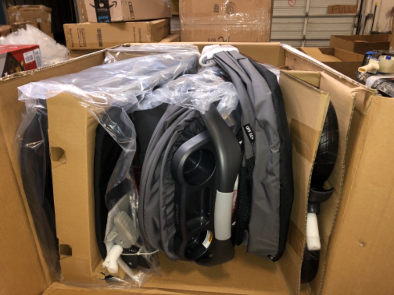 Photo 1 of Chicco Bravo 3-in-1 Trio Travel System, Bravo Quick-Fold Stroller with KeyFit 30 Infant Car Seat and base, Car Seat and Stroller Combo | Camden/Black Camden Bravo