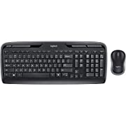 Photo 1 of Logitech K330 Wireless Desktop Keyboard and Wireless Mouse Combo — Entertainment Keyboard and Mouse, 2.4GHz Encrypted Wireless Connection, Long Battery Life MK320 Combo
