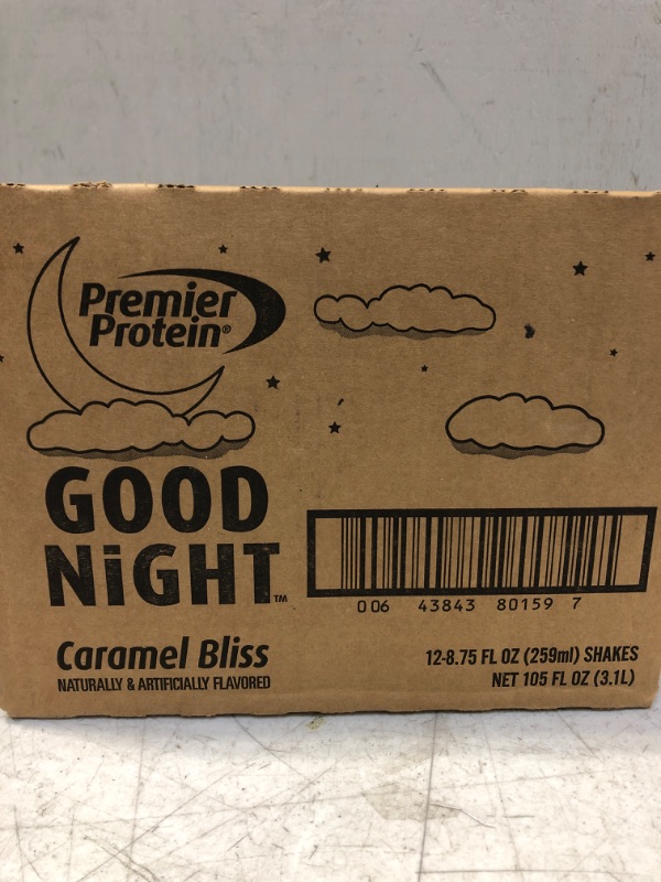 Photo 2 of 24 ct  premier protein goodnight caramel bliss Exp:12/03/23