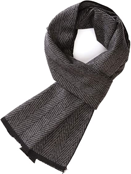 Photo 1 of FULLRON Men Winter Scarf Soft Warm Long Cashmere Feel Scarves
