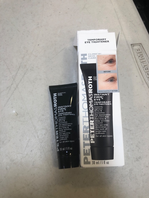 Photo 1 of Peter Thomas Roth | Instant FIRMx Temporary Eye Tightener | Firm and Smooth the Look of Fine Lines 1 Ounce (Pack of 1)
EXP DISCARD 12 M AFTER BEING OPENED 
