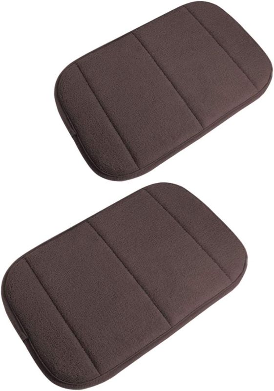Photo 1 of 2 Pack Portable Computer Elbow Wrist Pad, Hatisan Premium Memory Cotton Desktop Keyboard Arm Rest Support Mat for Office Home Laptops - More Comfort & Less Strain(7.9 x 11.8?(Brown)
