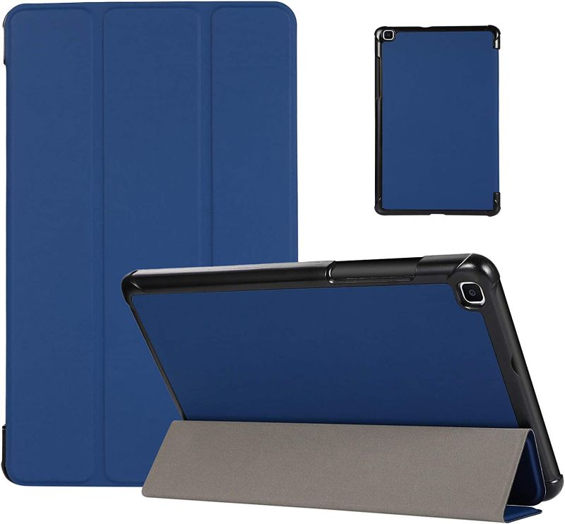 Photo 1 of Case for Galaxy Tab A 8.0 2019 Model T290 T295, Ultra Slim Lightweight Trifold PU Leather Stand Cover for Samsung Galaxy Tab A 8.0 Inch 2019 Release Tablet (SM-T290/T295) - Navy