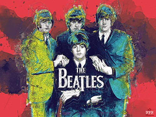 Photo 1 of 777 Tri-Seven Entertainment Beatles Poster Music Wall Art Print (24x18) FACTORY SEALED