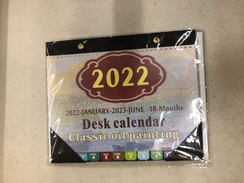 Photo 2 of 2022 Wall Calendar 8 inch, Hangable Calendar 2022, from Now to Jun 2023, Small Desk Calendar Gift for Office, Home, School, (8" x 6")