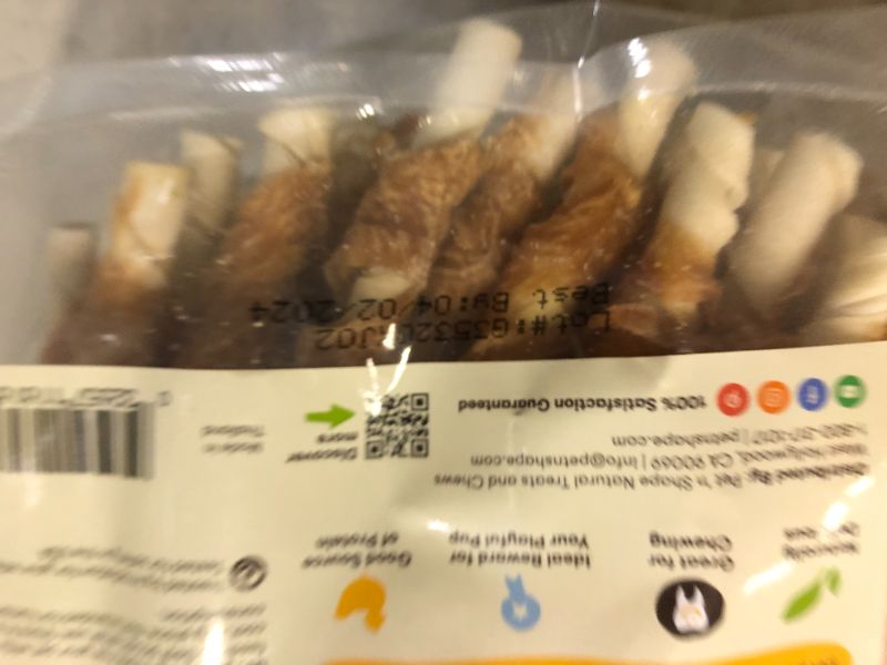 Photo 3 of Pet 'n Shape Chik 'n Hide Twists – Chicken Wrapped Rawhide Natural Dog Treats, Small, 16 oz Chicken 1 Pound (Pack of 1) Exp--02/2024