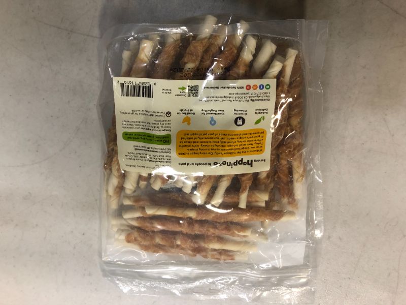 Photo 4 of Pet 'n Shape Chik 'n Hide Twists – Chicken Wrapped Rawhide Natural Dog Treats, Small, 16 oz Chicken 1 Pound (Pack of 1) Exp--02/2024