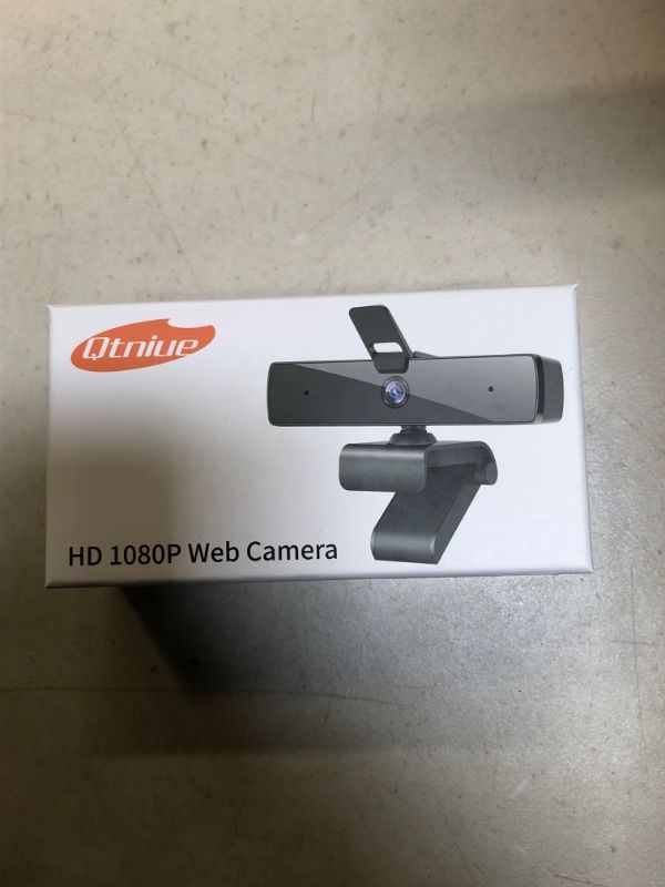 Photo 3 of Qtniue Webcam with Microphone and Privacy Cover, FHD Webcam 1080p, Desktop or Laptop and Smart TV USB Camera for Video Calling, Stereo Streaming and Online Classes 30FPS
NEW - SEALED