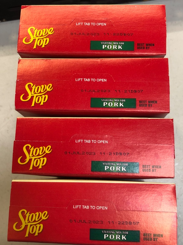 Photo 2 of 4 CT - Stove Top Pork Stuffing Mix (6 oz Boxes, Pack of 12) Pork 6 Ounce (Pack of 12) - EXP: JUL 01, 2023