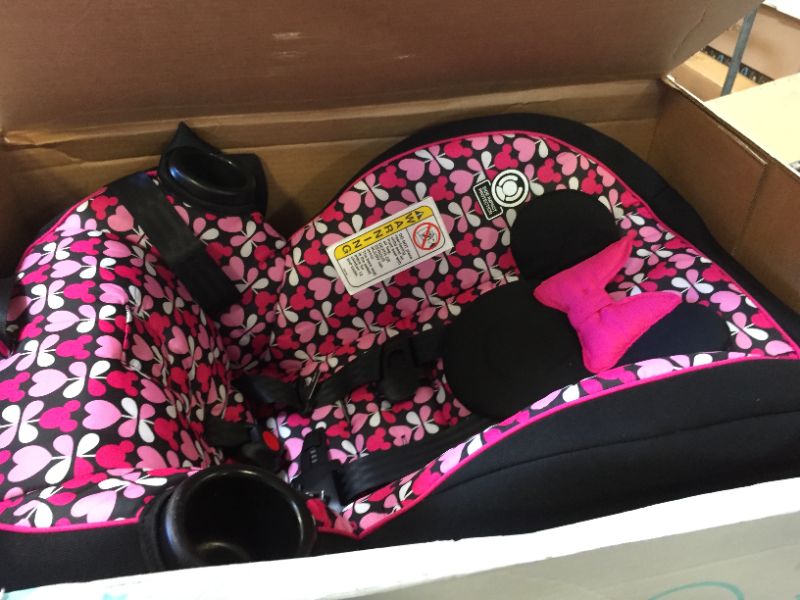 Photo 2 of Disney Baby Onlook 2-in-1 Convertible Car Seat, Rear-Facing 5-40 pounds and Forward-Facing 22-40 pounds and up to 43 inches, Minnie Sweetheart
