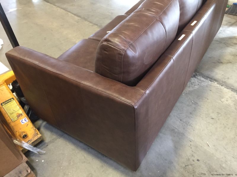 Photo 1 of 3 cushion leather couch 