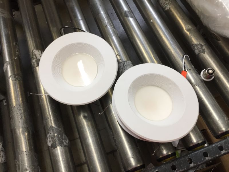 Photo 2 of 2 pack 5/6 Inch LED Can Lights Retrofit Recessed Lighting, Selectable 2700K/3000K/3500K/4000K/5000K Dimmable, Baffle Trim, 13W=75W, 965 LM, Replacement Conversion Kit, UL Energy Star
