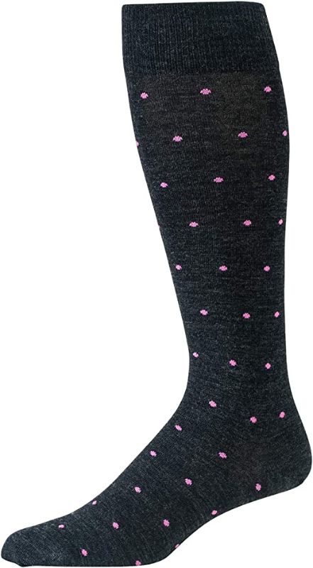 Photo 1 of BoardroomSocks Merino Wool Over-the-Calf Patterned Socks, Dress Socks for Men